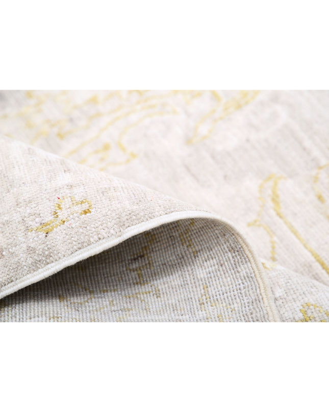 Serenity 6' 3" X 10' 9" Hand Knotted Wool Rug 6' 3" X 10' 9" (191 X 328) / Grey / Wool