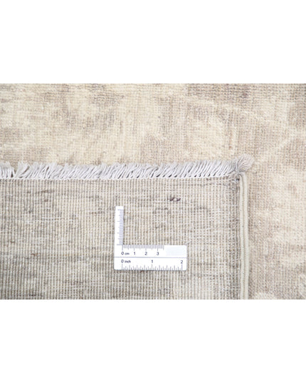 Serenity 6' 0" X 11' 5" Hand Knotted Wool Rug 6' 0" X 11' 5" (183 X 348) / Taupe / Wool