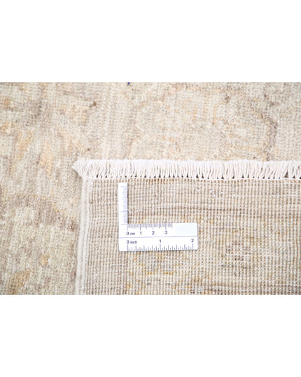 Serenity 6' 0" X 11' 6" Hand Knotted Wool Rug 6' 0" X 11' 6" (183 X 351) / Ivory / Wool