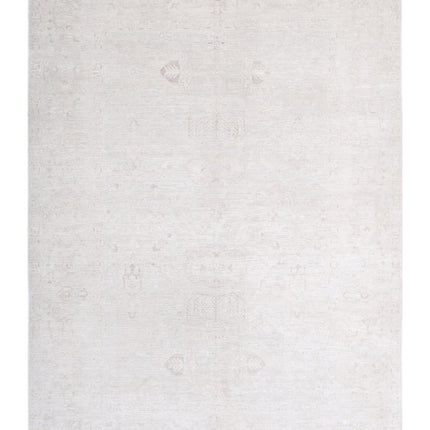 Serenity 6' 1" X 8' 3" Hand Knotted Wool Rug 6' 1" X 8' 3" (185 X 251) / Grey / Wool