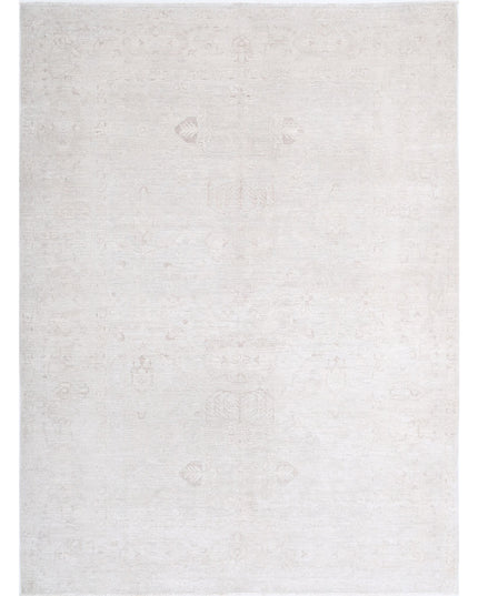 Serenity 6' 1" X 8' 3" Hand Knotted Wool Rug 6' 1" X 8' 3" (185 X 251) / Grey / Wool