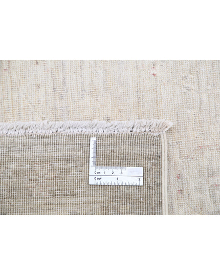 Serenity 5' 11" X 8' 4" Hand Knotted Wool Rug 5' 11" X 8' 4" (180 X 254) / Ivory / Wool