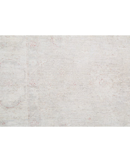 Serenity 5' 11" X 8' 4" Hand Knotted Wool Rug 5' 11" X 8' 4" (180 X 254) / Ivory / Wool