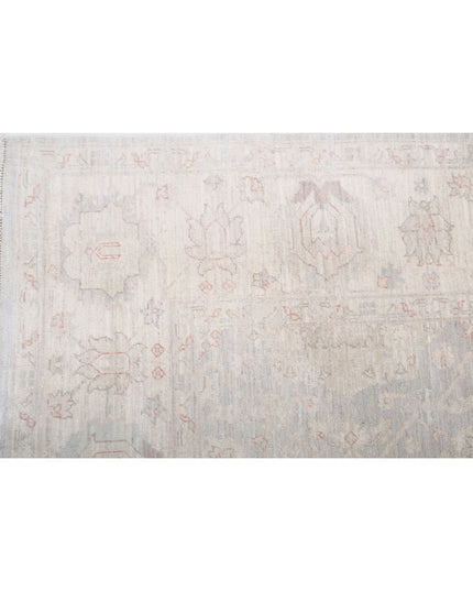 Serenity 6' 0" X 8' 4" Hand Knotted Wool Rug 6' 0" X 8' 4" (183 X 254) / Grey / Wool