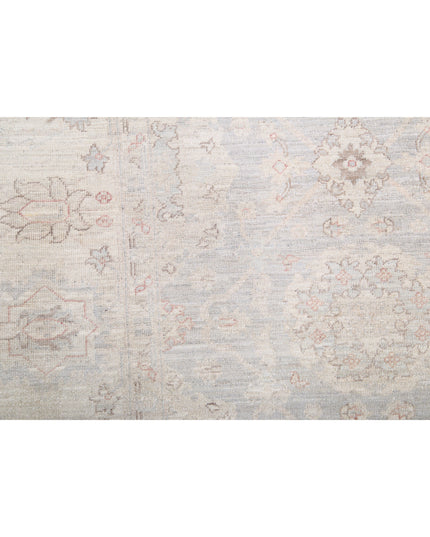 Serenity 6' 0" X 8' 4" Hand Knotted Wool Rug 6' 0" X 8' 4" (183 X 254) / Grey / Wool