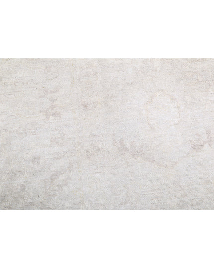 Serenity 5' 11" X 8' 5" Hand Knotted Wool Rug 5' 11" X 8' 5" (180 X 257) / Ivory / Wool