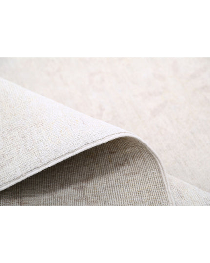 Serenity 5' 11" X 8' 5" Hand Knotted Wool Rug 5' 11" X 8' 5" (180 X 257) / Ivory / Wool