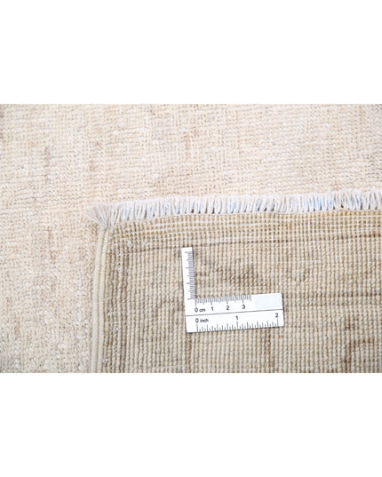 Serenity 5' 11" X 8' 5" Hand Knotted Wool Rug 5' 11" X 8' 5" (180 X 257) / Ivory / Wool