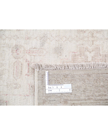 Serenity 6' 1" X 8' 6" Hand Knotted Wool Rug 6' 1" X 8' 6" (185 X 259) / Ivory / Wool