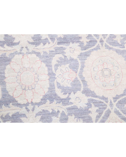 Serenity 6' 4" X 8' 5" Hand Knotted Wool Rug 6' 4" X 8' 5" (193 X 257) / Lilac / Wool