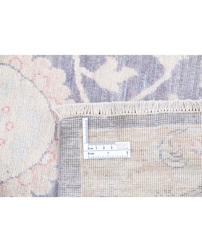 Serenity 6' 4" X 8' 5" Hand Knotted Wool Rug 6' 4" X 8' 5" (193 X 257) / Lilac / Wool