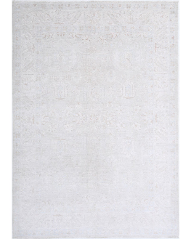 Serenity 6' 3" X 8' 11" Hand Knotted Wool Rug 6' 3" X 8' 11" (191 X 272) / Taupe / Wool