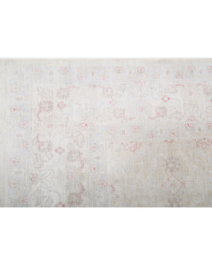 Serenity 6' 0" X 8' 6" Hand Knotted Wool Rug 6' 0" X 8' 6" (183 X 259) / Ivory / Wool