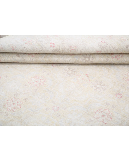 Serenity 6' 0" X 8' 6" Hand Knotted Wool Rug 6' 0" X 8' 6" (183 X 259) / Ivory / Wool