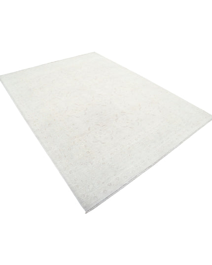 Serenity 6' 2" X 8' 3" Hand Knotted Wool Rug 6' 2" X 8' 3" (188 X 251) / Ivory / Wool