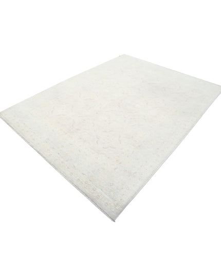 Serenity 6' 2" X 8' 3" Hand Knotted Wool Rug 6' 2" X 8' 3" (188 X 251) / Ivory / Wool