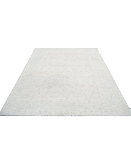 Serenity 6' 2" X 8' 3" Hand Knotted Wool Rug 6' 2" X 8' 3" (188 X 251) / Ivory / Wool