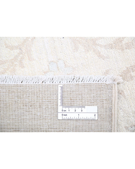 Serenity 6' 0" X 8' 6" Hand Knotted Wool Rug 6' 0" X 8' 6" (183 X 259) / Ivory / Wool