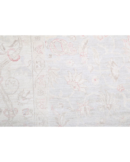 Serenity 6' 0" X 8' 7" Hand Knotted Wool Rug 6' 0" X 8' 7" (183 X 262) / Grey / Wool