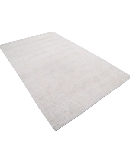 Serenity 5' 7" X 8' 9" Hand Knotted Wool Rug 5' 7" X 8' 9" (170 X 267) / Ivory / Wool