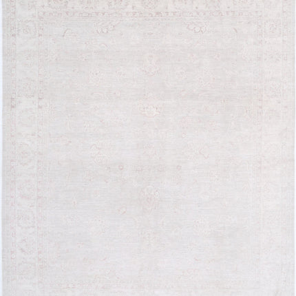 Serenity 8' 1" X 9' 9" Hand Knotted Wool Rug 8' 1" X 9' 9" (246 X 297) / Ivory / Wool