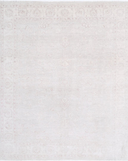 Serenity 8' 1" X 9' 9" Hand Knotted Wool Rug 8' 1" X 9' 9" (246 X 297) / Ivory / Wool
