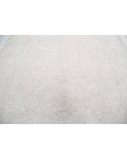 Serenity 8' 1" X 9' 8" Hand Knotted Wool Rug 8' 1" X 9' 8" (246 X 295) / Brown / Wool