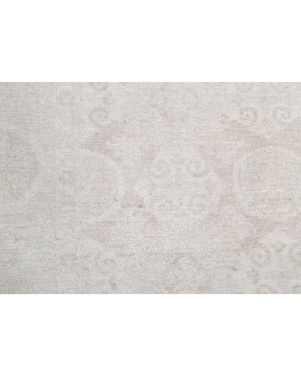 Serenity 8' 1" X 9' 8" Hand Knotted Wool Rug 8' 1" X 9' 8" (246 X 295) / Brown / Wool