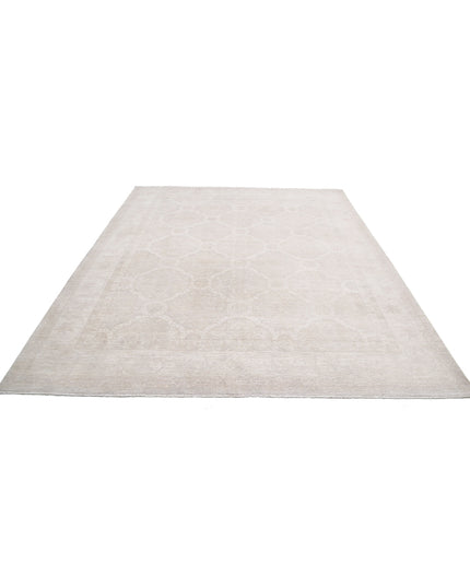 Serenity 8' 0" X 10' 0" Hand Knotted Wool Rug 8' 0" X 10' 0" (244 X 305) / Grey / Wool