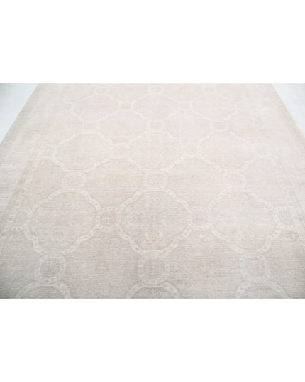 Serenity 8' 0" X 10' 0" Hand Knotted Wool Rug 8' 0" X 10' 0" (244 X 305) / Grey / Wool