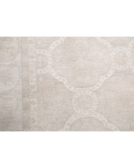 Serenity 8' 0" X 10' 0" Hand Knotted Wool Rug 8' 0" X 10' 0" (244 X 305) / Grey / Wool