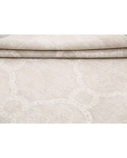 Serenity 8' 0" X 10' 0" Hand Knotted Wool Rug 8' 0" X 10' 0" (244 X 305) / Grey / Wool