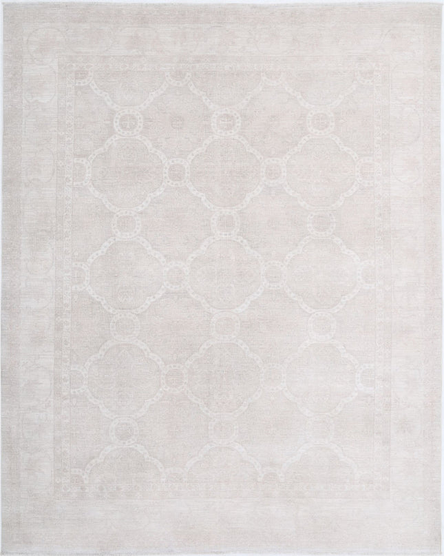 Serenity 8' 0" X 10' 0" Hand Knotted Wool Rug 8' 0" X 10' 0" (244 X 305) / Grey / Wool