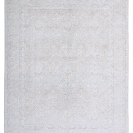 Serenity 7' 10" X 9' 8" Hand Knotted Wool Rug 7' 10" X 9' 8" (239 X 295) / Brown / Wool
