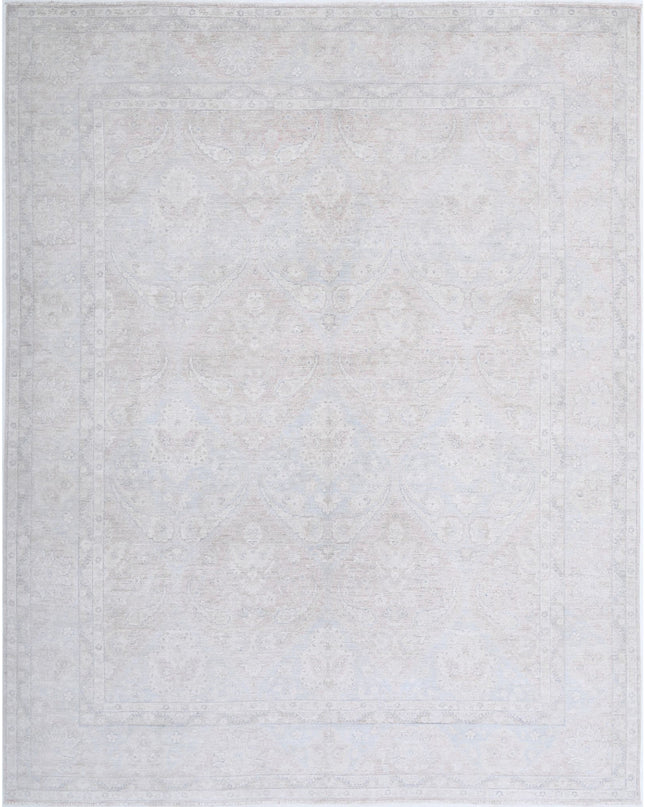 Serenity 7' 10" X 9' 8" Hand Knotted Wool Rug 7' 10" X 9' 8" (239 X 295) / Brown / Wool