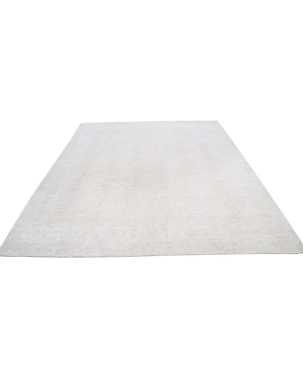 Serenity 8' 2" X 9' 10" Hand Knotted Wool Rug 8' 2" X 9' 10" (249 X 300) / Brown / Wool