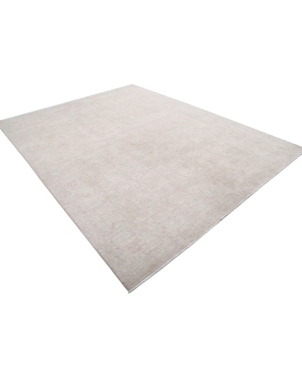 Serenity 8' 2" X 10' 1" Hand Knotted Wool Rug 8' 2" X 10' 1" (249 X 307) / Ivory / Wool