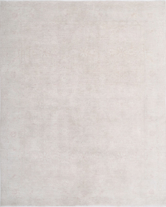 Serenity 8' 2" X 10' 1" Hand Knotted Wool Rug 8' 2" X 10' 1" (249 X 307) / Ivory / Wool