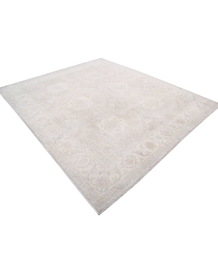 Serenity 8' 1" X 9' 4" Hand Knotted Wool Rug 8' 1" X 9' 4" (246 X 284) / Grey / Wool
