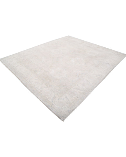 Serenity 8' 1" X 9' 4" Hand Knotted Wool Rug 8' 1" X 9' 4" (246 X 284) / Grey / Wool