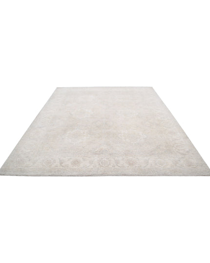 Serenity 8' 1" X 9' 4" Hand Knotted Wool Rug 8' 1" X 9' 4" (246 X 284) / Grey / Wool