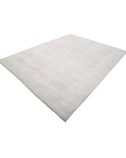 Serenity 8' 0" X 10' 2" Hand Knotted Wool Rug 8' 0" X 10' 2" (244 X 310) / Grey / Wool
