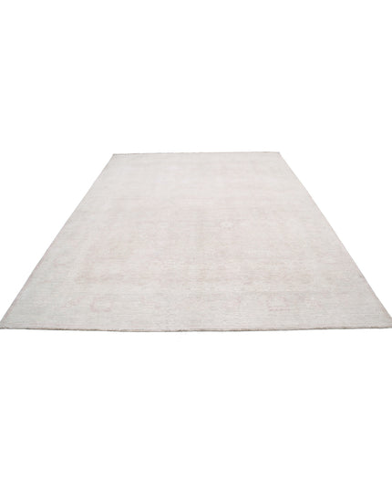 Serenity 8' 0" X 10' 2" Hand Knotted Wool Rug 8' 0" X 10' 2" (244 X 310) / Grey / Wool