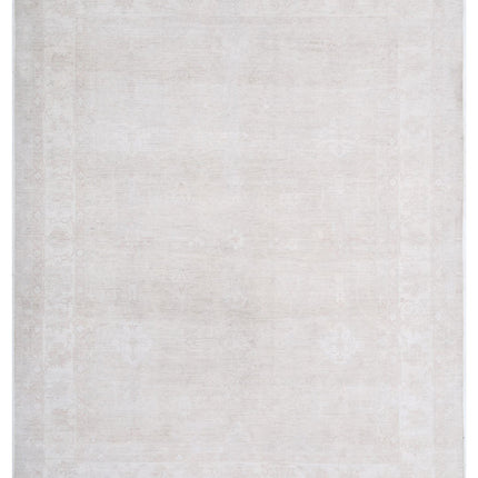 Serenity 7' 11" X 9' 11" Hand Knotted Wool Rug 7' 11" X 9' 11" (241 X 302) / Grey / Wool