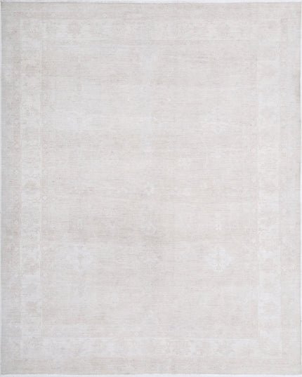 Serenity 7' 11" X 9' 11" Hand Knotted Wool Rug 7' 11" X 9' 11" (241 X 302) / Grey / Wool