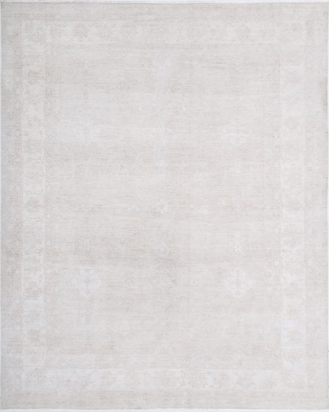 Serenity 7' 11" X 9' 11" Hand Knotted Wool Rug 7' 11" X 9' 11" (241 X 302) / Grey / Wool