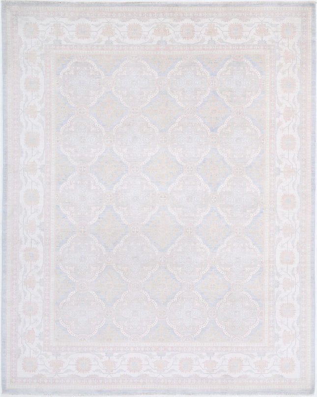 Serenity 7' 11" X 9' 10" Hand Knotted Wool Rug 7' 11" X 9' 10" (241 X 300) / Blue / Wool