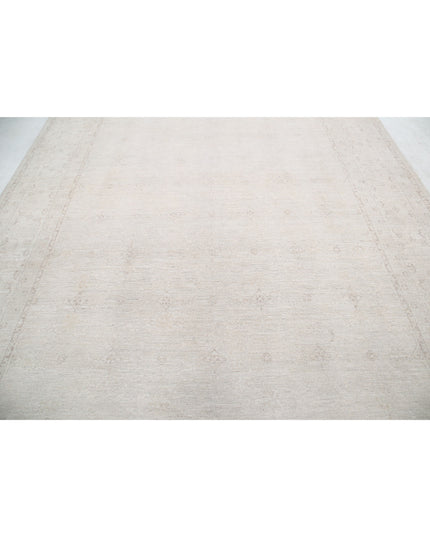 Serenity 8' 1" X 9' 10" Hand Knotted Wool Rug 8' 1" X 9' 10" (246 X 300) / Ivory / Wool