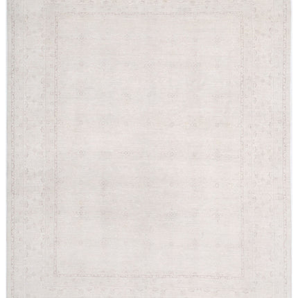 Serenity 8' 1" X 9' 10" Hand Knotted Wool Rug 8' 1" X 9' 10" (246 X 300) / Ivory / Wool