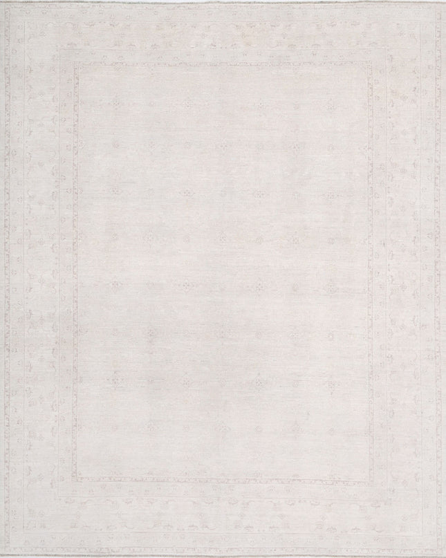 Serenity 8' 1" X 9' 10" Hand Knotted Wool Rug 8' 1" X 9' 10" (246 X 300) / Ivory / Wool